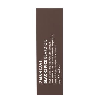 MAN CAVE BLACKSPICE barzdos aliejus, 50 ml