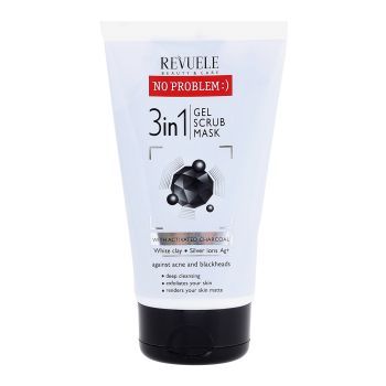 REVUELE NO PROBLEM 3 IN 1 veido želė, šveitiklis arba kaukė, 150 ml
