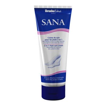 SANA FOOT CARE 3 IN 1 pėdų kremas, 100 ml