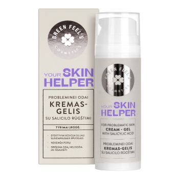 GREEN FEEL'S ANTI - ACNE kremas - gelis probleminei odai, 50 ml
