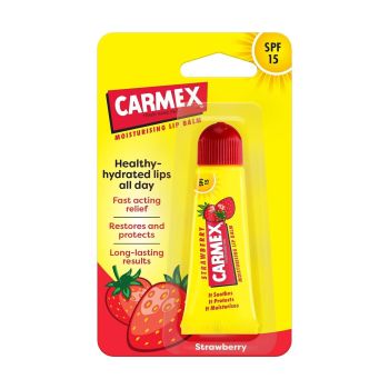 CARMEX STRAWBERRY lūpų balzamas, 10 g