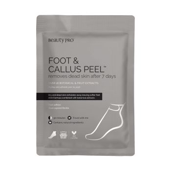 BEAUTY PRO FOOT & CALLUS PEEL pėdų kaukė kojinės