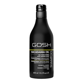 GOSH MACADAMIA OIL plaukų šampūnas, 450 ml