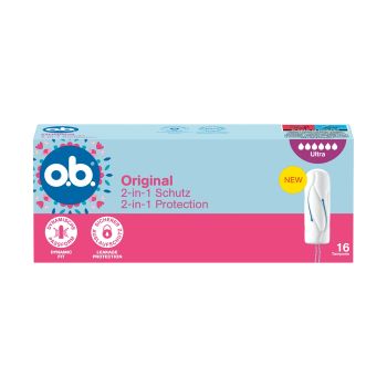 O.B. ORIGINAL SUPER PLUS tamponai (16 vnt.)