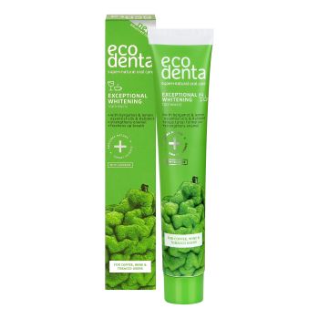 ECODENTA balinamoji dantų pasta su bergamotės, citrinos aliejais ir Kalident, 100 ml