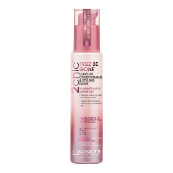 GIOVANNI 2CHIC FRIZZ BE GONE plaukų eliksyras, 118 ml