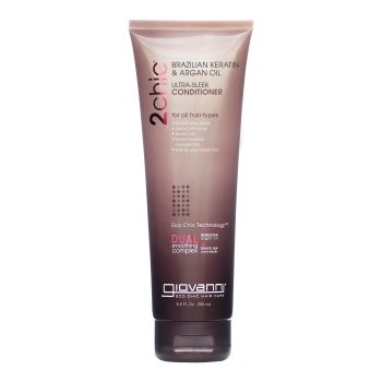 GIOVANNI 2CHIC ULTRA - SLEEK plaukų kondicionierius, 250 ml