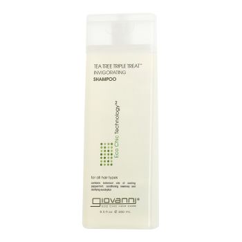 GIOVANNI TEA TREE TRIPLE TREAT plaukų šampūnas, 250 ml