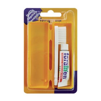 FORAMEN TRAVEL DENTAL SET dantų šepetėlis ir pasta