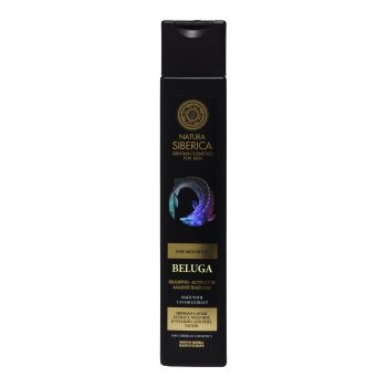 NATURA SIBERICA MEN BELUGA vyrų plaukų šampūnas, 250 ml