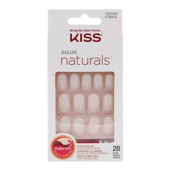KISS SALON NATURALS priklijuojami nagai (28 vnt.)