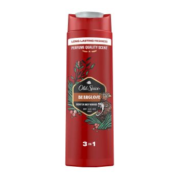 OLD SPICE BEARGLOVE 2 IN 1 dušo želė - plaukų šampūnas, 400 ml