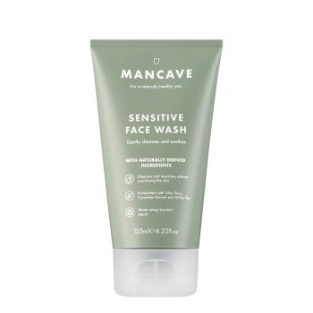 MAN CAVE SENSITIVE veido prausiklis, 125 ml