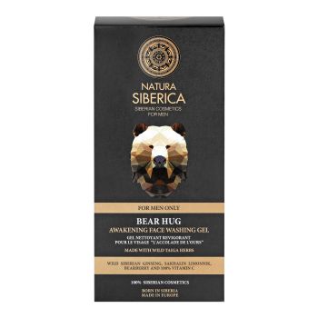 NATURA SIBERICA MEN BEAR HUG veido prausimosi želė, 150 ml