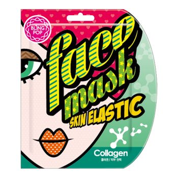 BLING POP SKIN ELASTIC COLLAGEN veido kaukė, 25 ml