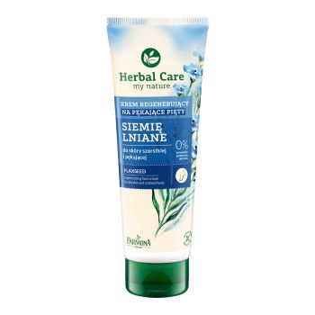 HERBAL CARE FLAXSEED pėdų kremas, 100 ml