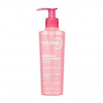 BIODERMA SENSIBIO GEL MOUSSANT veido prausiklis, 200 ml