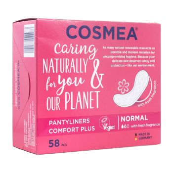 COSMEA PANTYLINERS COMFORT PLUS higieniniai įklotai (58 vnt.)