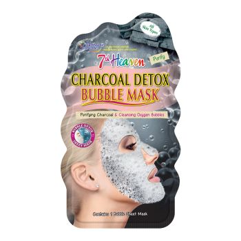 7TH HEAVEN CHARCOAL DETOX BUBBLE veido kaukė