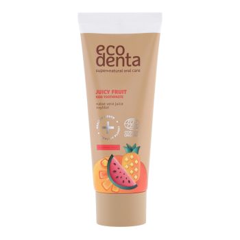 ECODENTA JUICY FRUIT vaikų dantų pasta, 75 ml