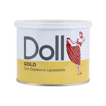 DOLL LIPOSOLUBILE GOLD kūno depiliacinis vaškas, 400 ml