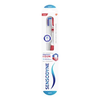 SENSODYNE SENSITIVITY & GUM dantų šepetėlis