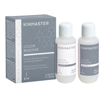 KINMASTER COLOR REMOVER priemonė skirta plaukų spalvai koreguoti (2 x 50 ml)
