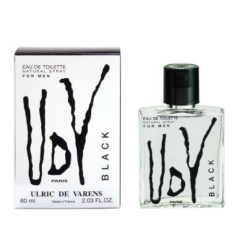 ULRIC DE VARENS BLACK tualetinis vyrų vanduo, 60 ml