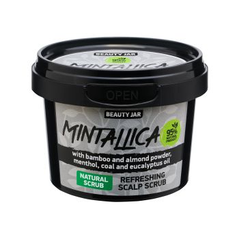 BEAUTY JAR MINTALLICA galvos odos šveitiklis, 100 g