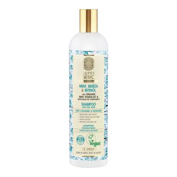 SUPER SIBERICA PROFESSIONAL MINT, BERIOZA & RETINOL plaukų šampūnas, 400 ml