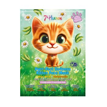 7TH HEAVEN FACE FOOD KITTEN veido kaukė