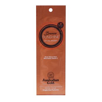 AUSTRALIAN GOLD BRONZE SUNSHINE soliariumo įdegio kremas, 15 ml