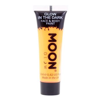 MOON GLOW IN THE DARK veido ir kūno dažai švytintys tamsoje, 12 ml