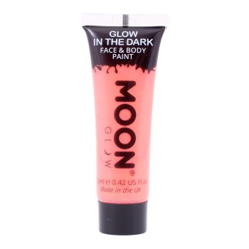 MOON GLOW IN THE DARK veido ir kūno dažai švytintys tamsoje, 12 ml