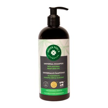 GREEN FEEL'S universalus šampūnas su kanapių sėklų aliejumi, 400 ml