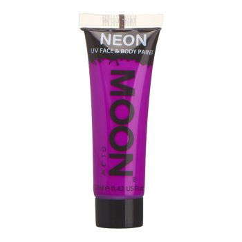 MOON GLOW NEON UV veido ir kūno dažai, 12 ml