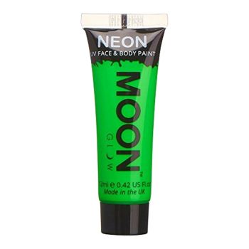 MOON GLOW NEON UV veido ir kūno dažai, 12 ml