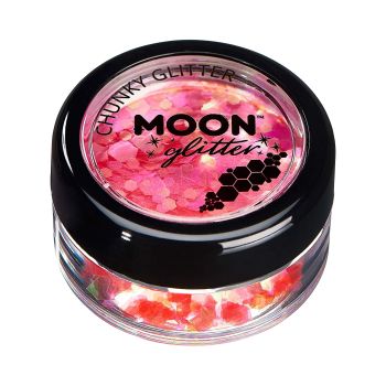MOON CHUNKY GLITTER veido, plaukų ir kūno blizgučiai, 3 g