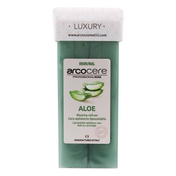 ARCOCERE ALOE rutulinis kūno depiliacijos vaškas, 100 ml