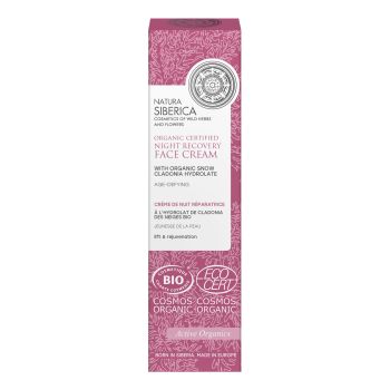 NATURA SIBERICA ORGANIC CERTIFIED NIGHT RECOVERY naktinis veido kremas, 50 ml
