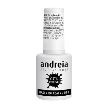 ANDREIA PROFESSIONAL 2 IN 1 gelio lako pagrindas ir viršutinis sluoksnis, 10,5 ml