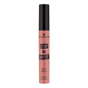 ESSENCE STAY 8H MATTE lūpų dažai, 3 ml
