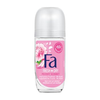 FA FRESH + DRY PEONY SORBET rutulinis dezodorantas, 50 ml