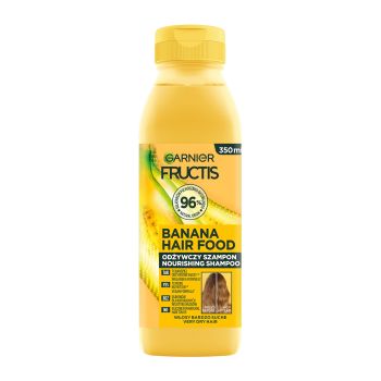 GARNIER FRUCTIS BANANA HAIR FOOD plaukų šampūnas, 350 ml