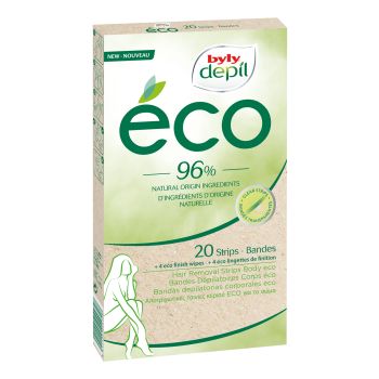 BYLY DEPIL ECO kūno depiliacinės juostelės (20 vnt.)