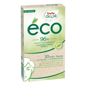 BYLY DEPIL ECO veido depiliacinės juostelės (20 vnt.)