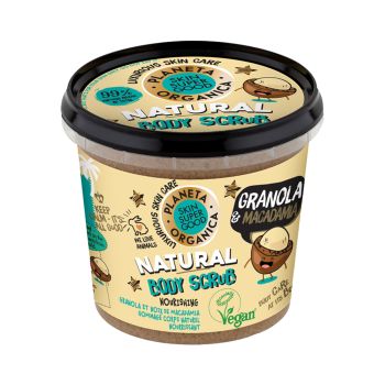 ORGANIC SHOP NATURAL GRANOLA & MACADAMIA kūno šveitiklis, 360 ml