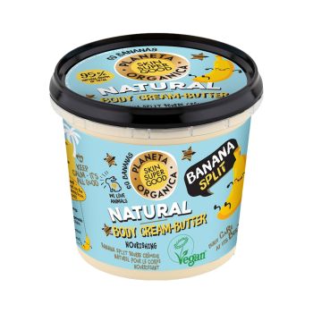 ORGANIC SHOP NATURAL BANANA SPLIT kūno kremas sviestas, 360 ml