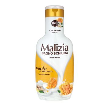 MALIZIA HONEY AND GINGER vonios putos, 1000 ml