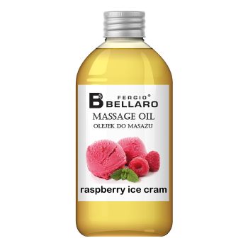 FERGIO BELLARO RASPBERRY ICE CREAM masažo aliejus, 200 ml